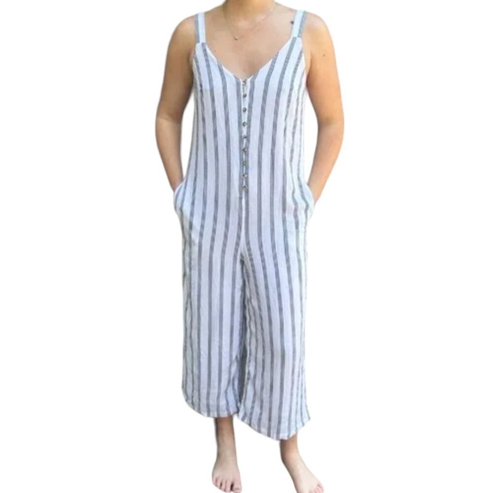 AMERICAN EAGLE Boho Striped Pantsuit Jumpsuit - size XS
